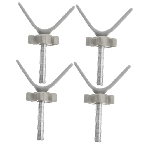 Toyvian 4 Piezas De Extensión De Puerta De Escalera Y Accesorios De Montaje para Puertas De Seguridad para Bebés Y Mascotas, Pernos De Barandilla para Interiores.