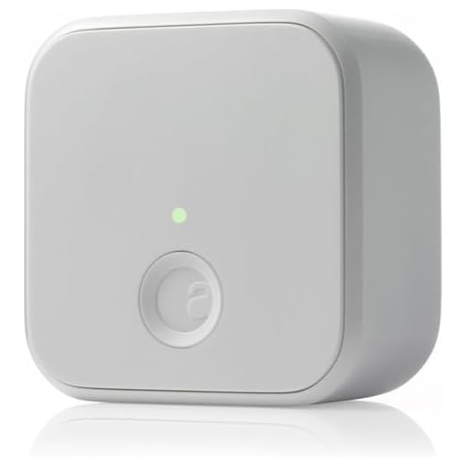 August Home Connect Wi-Fi Bridge, Remote Access, Alexa Integration for Your August Smart Lock, white