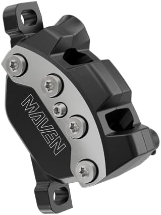 SRAM Maven Ultimate 4-Piston Disc Brake & Lever - Carbon Lever, Titanium Hardware, Post Mount, Hydraulic, Heat-Resistant Caliper, Adjustable Reach & Contact, E-MTB & Trail Ready