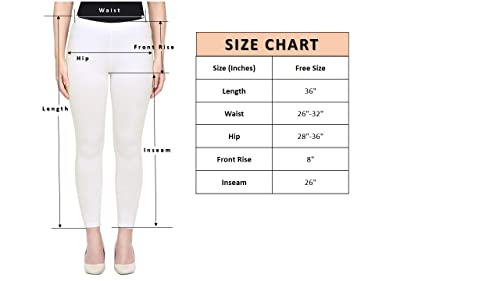 Image of Ankle Length Leggings for Women Free Size