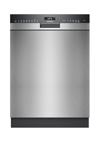 Siemens SN45ZS07CE, iQ500 Smarter Geschirrspüler Unterbau, 60 cm breit, Edelstahl, Besteckschublade, extra leise, varioScharnier, Zeolith, aquaStop, varioSpeed, Innenbeleuchtung