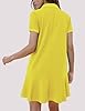 Flygo Womens Polo Dress Collared Short Sleeve Ruff... #4