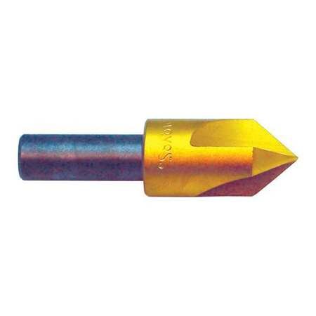 Countersink, 3 FL, 82 Deg, 3/8, Cobalt, TiN