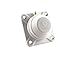 System Plast UCFQ208-40M-SS-NC-CEC 4-Bolt Flange Bearing, White Nolu-Clean Housing with 40" Bore Diameter