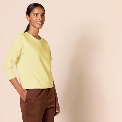 Image of Amazon Essentials Women's Fleece Crewneck Long Sleeve Pullover Sweatshirt (Available in Plus Size)