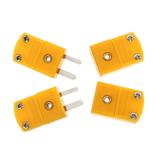 Connecteurs thermocouple K de précision SOLUSTRE, adaptateur isolant de haute durabilité