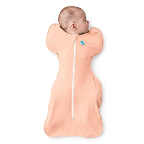 Image of Love to Dream Swaddle UP, Baby Sleep Sack, Self-Soothing Swaddles for Newborns, Get Longer Sleep, Snug Fit Helps Calm Startle Reflex, New Born Essentials for Baby, 1.0 TOG, Newborn 5-8.5 lbs, Coral
