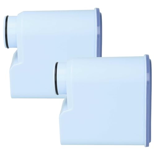 vhbw 2x filtro dell'acqua compatibile con Saeco PicoBaristo SM5470/10, SM5460/10 macchina da caffè automatica, macchinetta per espresso - azzurro