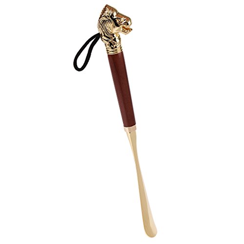 gazechimp Chifre De Sapato Longo Lidar Com Calçadeira De Metal Durável E Leve Sapatos Chifre 32 Cm