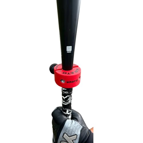 KRATO BAT WEIGHTS - Baseball & Softball Batting Training Aid Weight Placed Above Hands Youth - High School - College Hit Live (20 Oz)