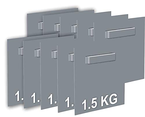 XGAGHB Cimaise Composite d'aluminium et polyéthylène (Dibond) Gris Autocollante 45 x 45 mm 1.5 Kg