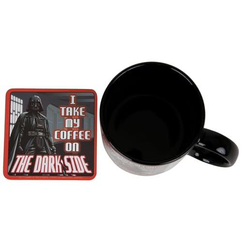 Taza de cerámica con posavasos ICUP Darth Vader miniatura 4