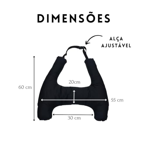 Apoio de Cabeça Protetor Carro Para Corpo Infantil Viagem Em Forma De H Segurança Ajustável Segura C