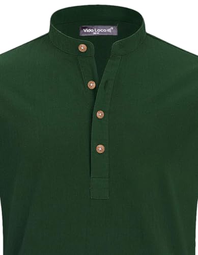 Image of Univibe Men Solid Cotton Blend Straight Kurta Shirt