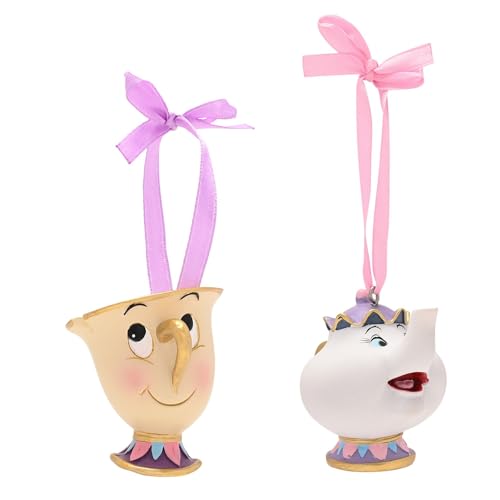 Image of Disney Chip And Mrs Potts Set of 2 Hanging Decorations