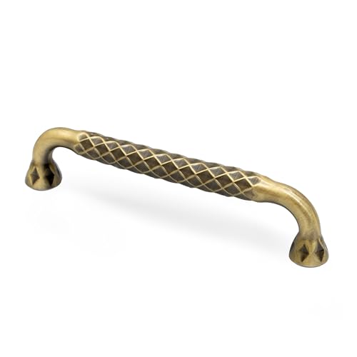 Image of Plantex Cabinet Handle /160mm Handle for Cabinet /Wardrobe Handle /Door Pull-Push Handle for Home /Office - Pack of 1 (Brass Antique)