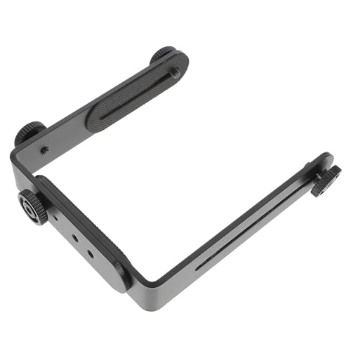 Soporte para flash doble en L y ensamble multidireccional para fotografía con cámara DSLR