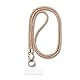 AOKSUNOVA Handykette Glitzer Lang Schlüsselband Strass Handykette Universal Handyband Glitzer Champagner Gold
