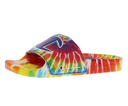 Champion Kids Unisex IPO Slide Rainbow Tie Dye 5 Youth