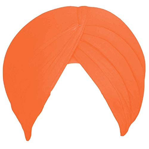 Image of BISMAADH Sikh /Punjabi Traditional PAGRI, DASTAAR, Full Voile MADHURANI DASHMESH PAGREE Turban