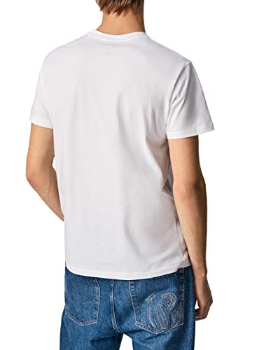 Pepe Jeans Herren Eggo N T-Shirt, White (White), S – Ansicht 2