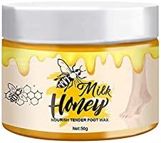 Kolarmo Honey Milk Hand And Foot Cracked Heel Repair Cream,Skin Healing Ointment for Cracked Heels and Dry Feet, Toenail Treatment Cremel,-50ml