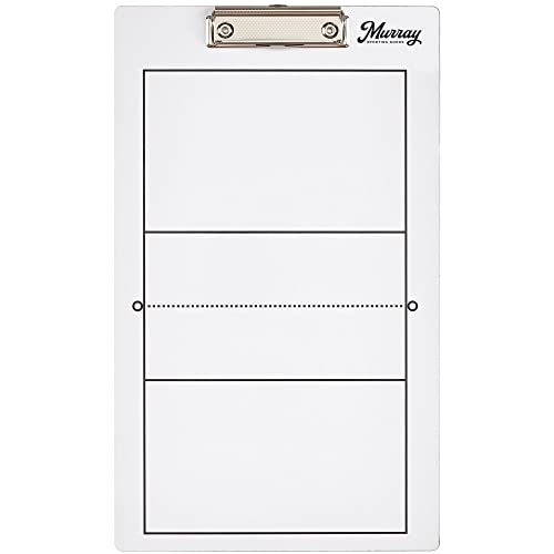 Murray Sporting Goods Dry Erase Double-Sided Volleyball Coaches Clipboard #TOP2