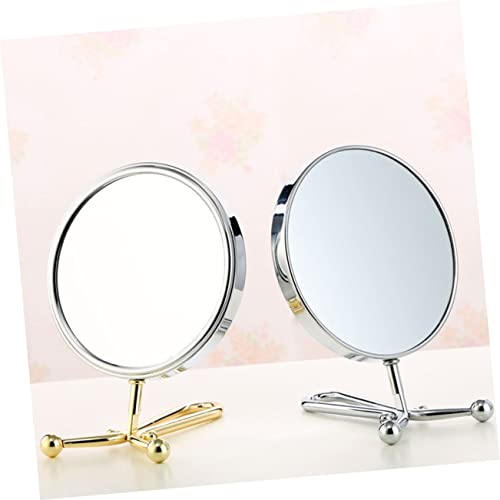 Espejo de Maquillaje de Doble Cara WOONEKY Plata miniatura 6