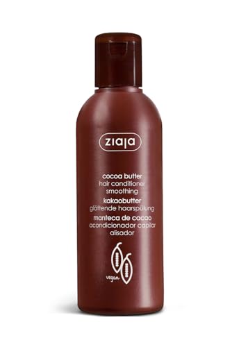 MANTECA DE CACAO Acondicionador Suavizante | Nutritivo, Alisador y Protector para Cabello Seco, Dañado o Teñido | Vegano de ZIAJA