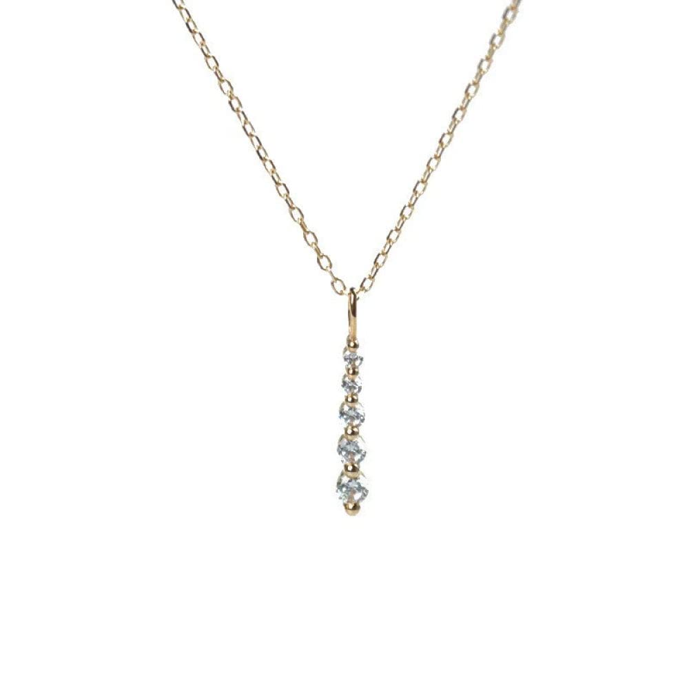 TBDdsd Necklaces, Sterling Gold Plated Necklace For Women, S925 Silver Bar Zircon Dainty Trendy Choker Delicate Chain Gift Jewelry For Her Girls Couples
