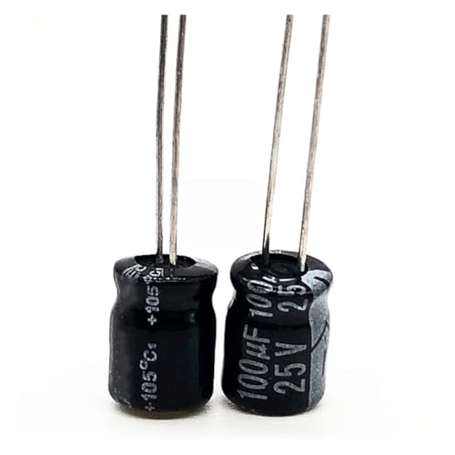 Condensateur 25V 100UF électrolytique en aluminium haute durabilité format 6*7mm - 2