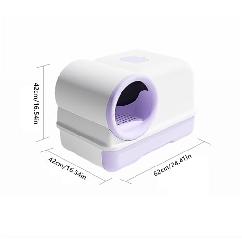 Arenero para gatos extra grande con tapa y pala miniatura 2