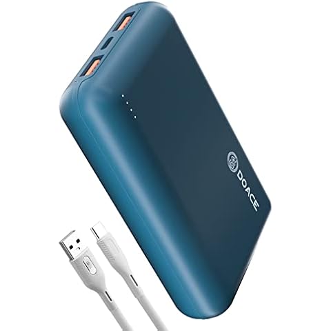 DOACE Portable Charger 20000mAh 5V/3A Power Bank with 18W Fast Charging for Heated Vest, Heated Jacket, Heated Pants, Outputs/Input Charger PD 22.5W Type-C for iPhone 13 Series, Samsung, Pad Mini Cover