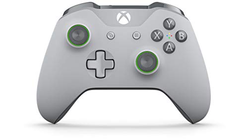 Microsoft Xbox One Wireless Controller (Grey/Green) -...