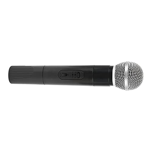 Yechiry Microphone Accessoire en Plastique pour la Pratique du karaoké avec Tête en Maille en Alliage D'aluminium, 1 Microphone Accessoire pour Discours Simulés, Jouets pour Enfants
