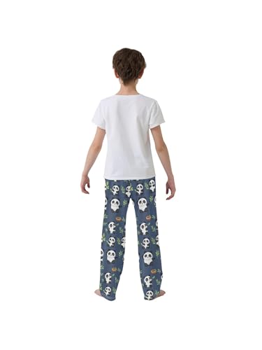 ZZKKO Cute Little Panda Boys Pants for Kids Jogger Pants with Pockets S 5