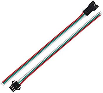Davitu Electrical Equipments Supplies - 5-100pairs 2 3 4 5 pin SM Male & female jst Connector 2PIN 3pin 4pin 5pin Wire cable pigtail Plug LED Strip - (Package: 100 pairs, Pins: 5pin connector)