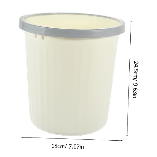 Caneca de basura rectangular beige Happyyami miniatura 2