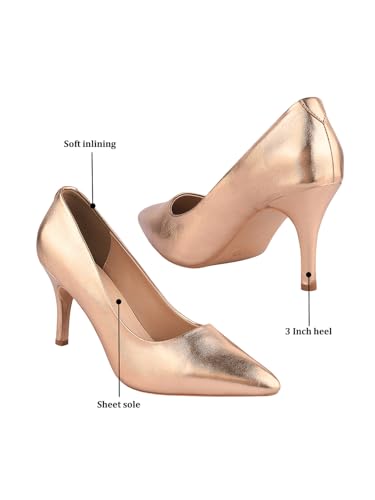 Image of The White Pole Fabulous Stiletto Pumps Perfect for Every Occasion, Elegant & Fancy Stiletto Heels Sandals For Womens & Girls