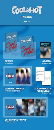 AB6IX Park Woojin Cool & Hot 1st Single Album with Tracking Sealed (COOL Version)