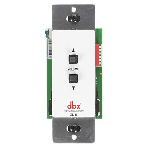 dbx ZC-6 Wall-Mounted Zone Controller
