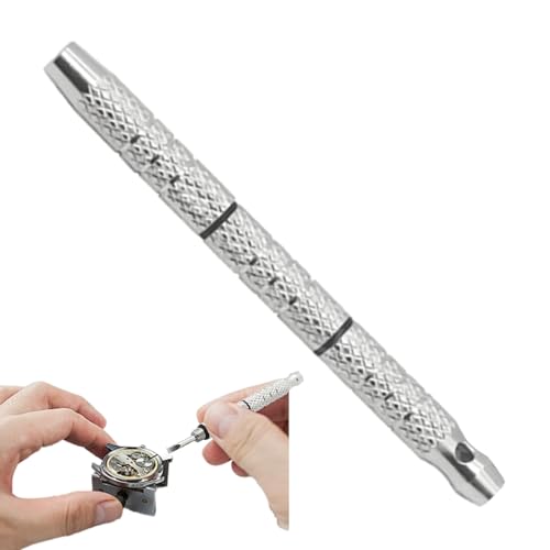 精密ミニドライバーツール - 人間工学に基づいたローレットハンドル、頑丈な金属構造、軽量ポータブルデザイン |携帯電話、タブレット、ノートパソコン、時計、小型家電、ホビーの電子修理