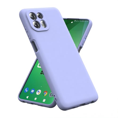BEEJTUNY Funda para Motorola Moto Edge 20 Lite/Edge 20 Fusion, Funda Silicona Líquida Protectora [Antiarañazos, Antihuellas, Antigolpes], Carcasa Bumper Suave y Delgada. Lavanda