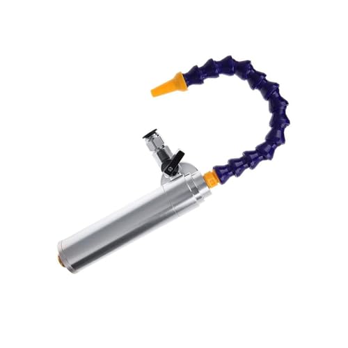 Koud luchtpistool 160mm aluminium vortex, instelbare koeling met flexibele buis, droge koeling voor frezen, boren, lassen