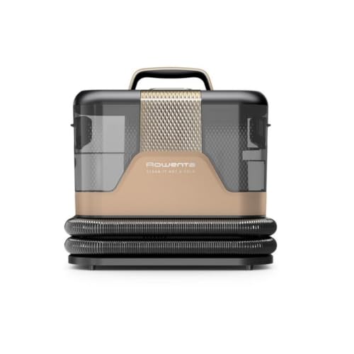 Rowenta Clean It Hot & Cold IN7021 - Quitamanchas 3 en 1 con tecnología PowerHeat, para limpieza en caliente y frío de alfombras, sofás y coches, color copper tintado, 1150 W
