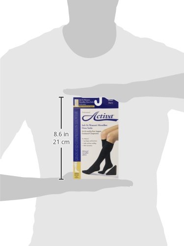 Image of Activa 20-30 mmHg Soft Fit Knee High Socks, Navy, Small