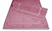 Luxury Hotel and Spa 100% Turkish Cotton Banded Panel Bath Mat Set 900gsm! 20"x34" (Salmon / Pink, 2 Pack)