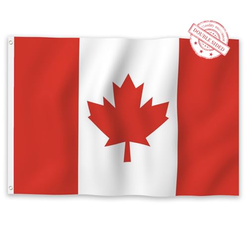 Drapeau du Canada couleurs vives 180x300cm double face durable