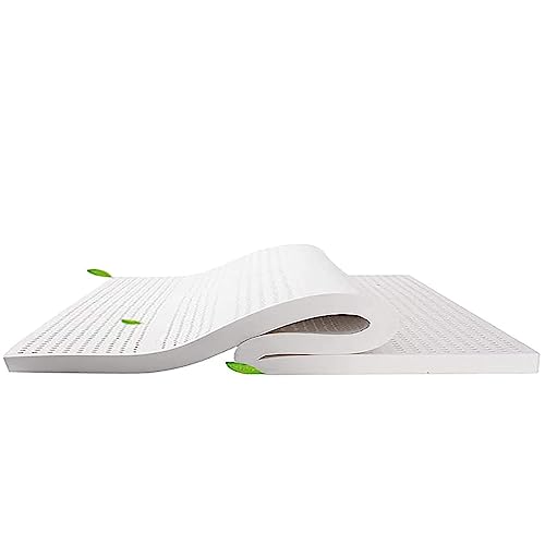 Surmatelas en latex naturel confort luxueux et ergonomique 80 x 200 cm