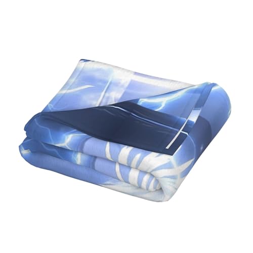 Couverture surnaturelle 152x127 cm grand plaid douillet pour lit et camping